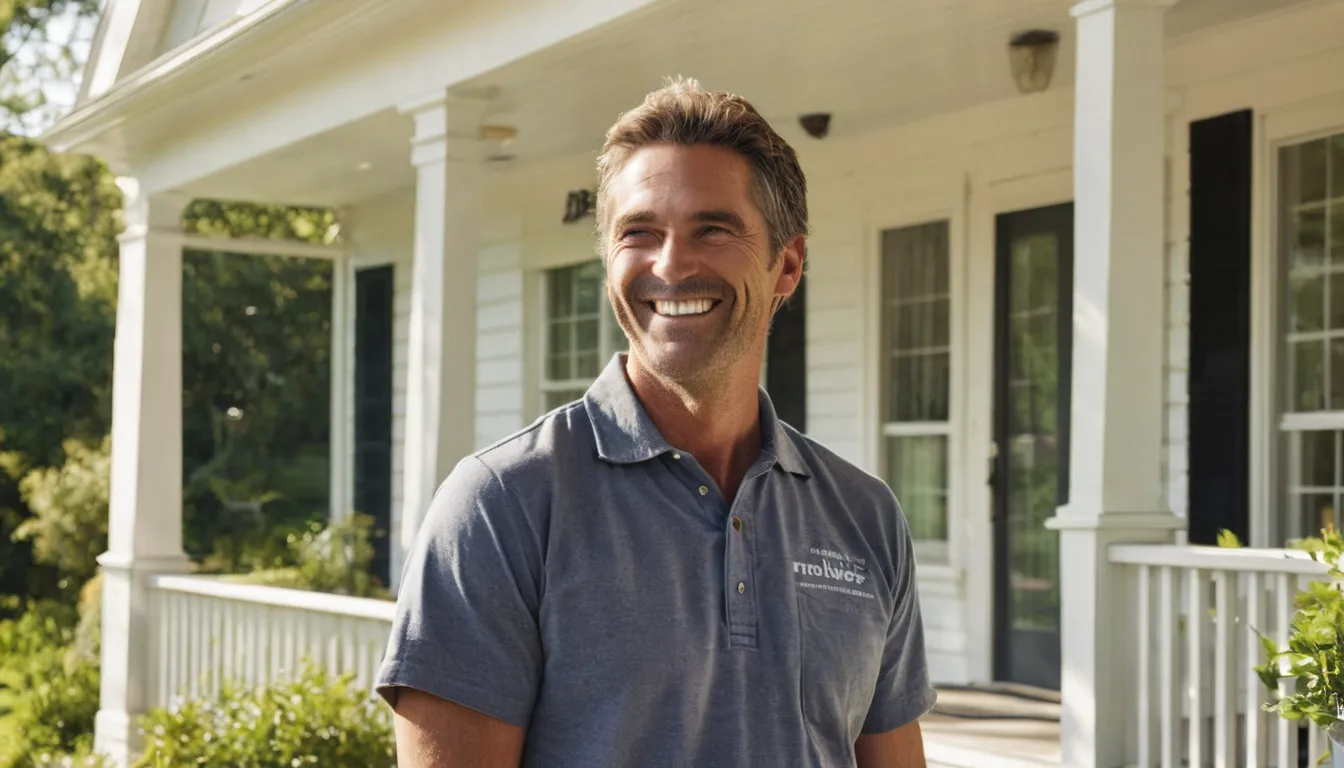 A homeowner reviewing a written tree quote in DISH